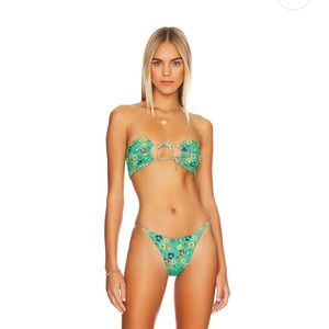 Alina Bikini in Green Floral